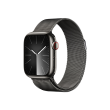 Apple Watch Series 9 GPS + Cellular 41mm Graphite Stainless Steel Case with Graphite Milanese Loop 