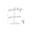 Digitus | Desk Mount | DA-90364 | Tilt