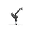 Digitus Desk Mount Universal Dual Monitor Mount with Gas Spring and Clamp Mount Swivel