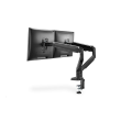 Digitus Desk Mount Universal Dual Monitor Mount with Gas Spring and Clamp Mount Swivel