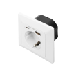 Digitus Safety Plug for Flush Mounting with 1 x USB Type-C