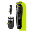 Braun Beard Trimmer BT3323 Cordless Number of length steps 20 Black/Green