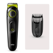 Braun Beard Trimmer BT3323 Cordless Number of length steps 20 Black/Green