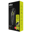 Braun Beard Trimmer BT3323 Cordless Number of length steps 20 Black/Green