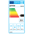 Gorenje Hood TH60E3B Telescopic Energy efficiency class C Width 60 cm 350 m³/h Push buttons LED Bla