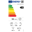 INDESIT Washing machine BWSE 71295X WSV EU Energy efficiency class B Front loading Washing capacity 