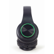 Gembird Stereo Headset with LED Light Effects BHP-LED-01 Bluetooth On-Ear Wireless Black