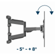 Gembird Wall mount WM-75ST-01 Tilt