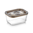 Caso Glass Vacuum Container with Plastic Lid | VacuBoxx Eco M | Transparent