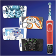 Oral-B | Electric Toothbrush with Disney Stickers | D100 Star Wars | Rechargeable | For kids | Numbe