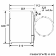 Bosch | Washing Machine with Dryer | WNC254A0SN | Energy efficiency class D | Front loading | Washin