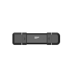 Portable External SSD | DS72 | 500 GB | USB Type-A/USB Type-C 3.2 Gen 2 | Black