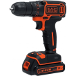 BLACK & DECKER Cordless Drill BDCDC18B-QW 18 V