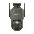 Reolink TrackMix Series G770 Camouflage with Solar Panel 2 4G LTE Dual-Lens Battery Security Camera PTZ 4 MP