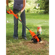 BLACK & DECKER BETL1820L-QW Tiller, Loaded, 18 V, 2 Ah
