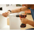 BLACK & DECKER Drill Driver, 10.8 V, 1x1.5 Ah BDCDD12-QW