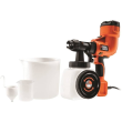 BLACK & DECKER Paint Spray Gun, 1200 ml HVLP200-QS