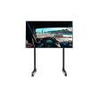 Next Level Racing Floor stand Round Tube Freestanding Single Monitor Stand Up to 65 "