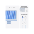 Apple iMac 24” 4.5K Retina, Apple M4 10C CPU, 10C GPU/16GB/256GB SSD/Blue/INT Apple