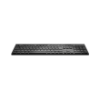 Natec Keyboard, Slim, US, Wiress, Black