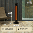 Mill CBOC20FLOOR Oscilliating Infrared Outdoor Heater, 2000 W, Black Mill