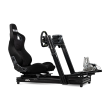 Next Level Racing Aluminium Simulator Cockpit, Wheel Plate Edition GTElite Lite Black