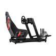 Next Level Racing Aluminium Simulator Cockpit, Wheel Plate Edition GTElite Lite Black