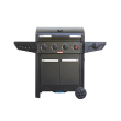 Barbecook Gas Barbecue Luca 412 with Cabinet and Sideburner, 145.4 x 60.3 x 112.3 cm BC-GAS-3100