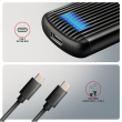 AXAGON USB-C 10Gbps M.2 NVMe SSD Enclosure, Screwless, RIBBED Aluminum EEM2-SC