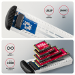 AXAGON USB-C 10Gbps M.2 NVMe SSD Enclosure, Screwless, RIBBED Aluminum EEM2-SC