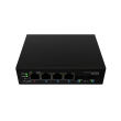Lanberg Switch Light IndustrialPoE 1xBT 3xAT 2xSFP Din Unmanagment Gigabit Ethernet ILGE-4P-2S-90 Unmanaged