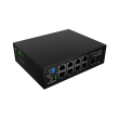 Lanberg Switch PoE 4xBT 4xAT SFP/ETH Din Unmanagment Fast Ethernet ILFE-8P-1GE-1S-120 Unmanaged