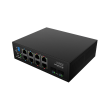 Lanberg Switch PoE 4xBT 4xAT 4xSFP Din Unmanagment Gigabit Ethernet ILGE-8P-2S-120 Unmanaged