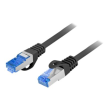 Lanberg Patchcord Cat.6A S/FTP LSZH CCA PCF6A-10CC-1500-BK