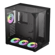 Gamemax Case NEX C56 VC BK ATX