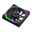 Gamemax FN12A-N2 WL-R Case fan Black