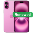 Apple Renewed Grade B iPhone 16 Plus Pink