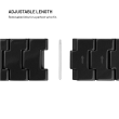 Fixed Resin Strap for Apple Watch 44/45/46/49mm Carbon Black