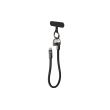 Lanberg USB-C M/M Lanyard/Keychain Cable, 0.3 m, 240 W CA-CMCM-10LN-0003-BK