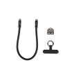 Lanberg USB-C M/M Lanyard/Keychain Cable, 0.3 m, 240 W CA-CMCM-10LN-0003-BK