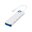 Hyper HyperDrive Flex 4 Port USB-C Hub, White/Blue HD5201BUGL