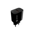Natec Ribera USB Charger 1X USB-A 18W, Black
