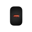 Natec Ribera USB Charger 1X USB-A 18W, Black