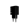 Natec Ribera USB Charger 1X USB-A + 1X USB-C 20W, Black