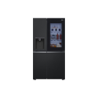 LG GSGV81EPLL Refrigerator, Free-standing, Side by Side, E, Height 1.79 m, Net fridge 416 L, Net freezer 219 L, Black LG