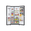 LG GSGV81EPLL Refrigerator, Free-standing, Side by Side, E, Height 1.79 m, Net fridge 416 L, Net freezer 219 L, Black LG