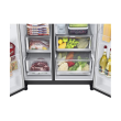LG GSGV81EPLL Refrigerator, Free-standing, Side by Side, E, Height 1.79 m, Net fridge 416 L, Net freezer 219 L, Black LG