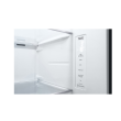 LG GSGV81EPLL Refrigerator, Free-standing, Side by Side, E, Height 1.79 m, Net fridge 416 L, Net freezer 219 L, Black LG