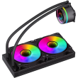 Gamemax CPU Liquid Cooler ICEBURG 240 INFINITY Black