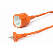 Gembird Power extension cord, orange, 20 m Cablexpert